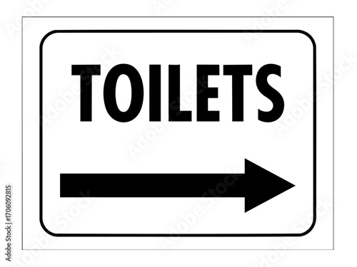 toilet sign right side