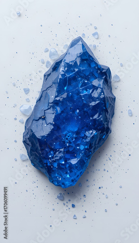 Sapphire gemstone texture.