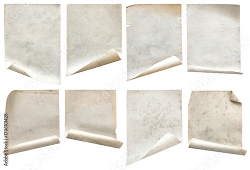 Vintage Roll Papers Texture Set Collection