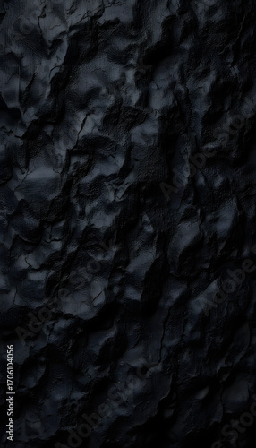 natural wrinkle texture on black fabric.
