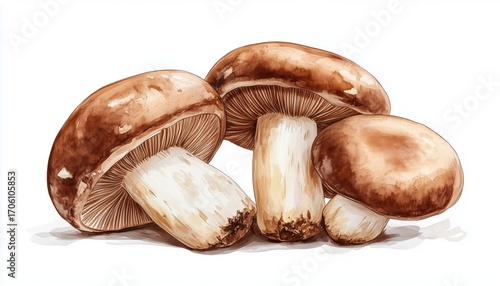 Art With Brown Champignon Mushrooms: A Creative Display Featuring Lettering And A Variety Of Mushrooms In Different Shades Of Brown.