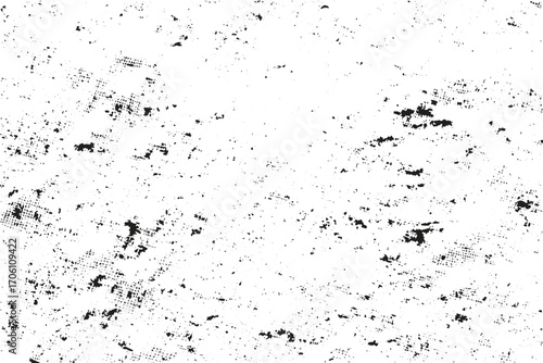 grain texture Abstract surface dust and rough dirty wall background concept. Vector illustration old black grunge texture with dust overlay on white background suitable for retro. Worn, torn, weathere
