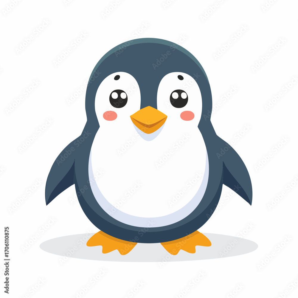 Naklejka premium Niedlicher Pinguin