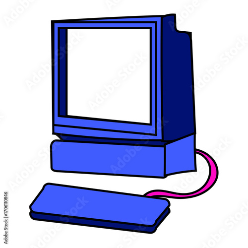 Computador Anos 90 Retrô