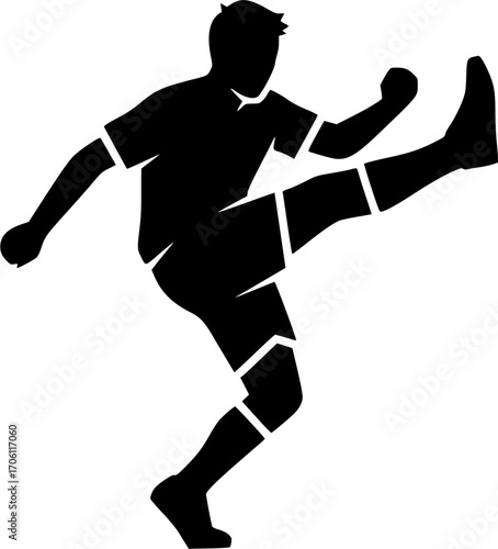 Kickball player silhouette, Kickball player svg, Kickball player clipart, Kickball sports player silhouette set