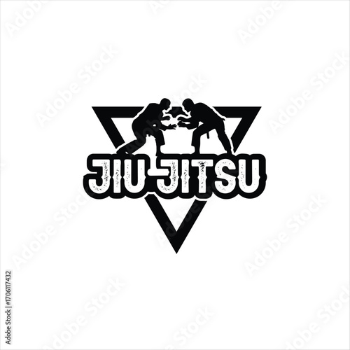 Jiu-jitsu martial arts logo