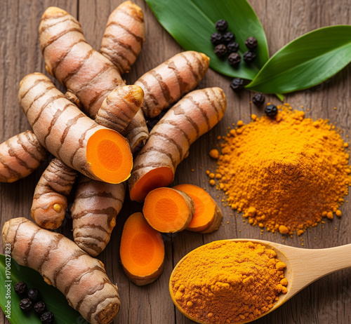 turmeric and turmeric powder