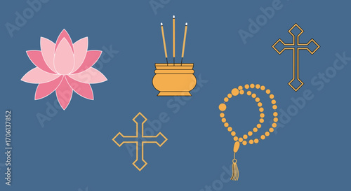 Exploring diverse spiritual symbols of faith and belief across cultures understanding religious icons