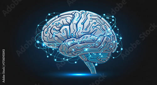 3d rendered illustration of human brain