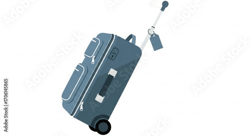 fishing tackle box isolated