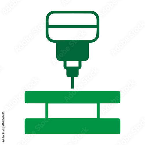 Manufacturing industry icon