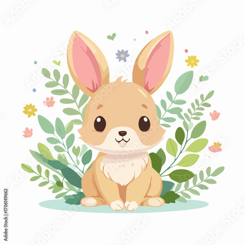 Niedlicher kleiner Hase