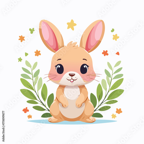 Niedlicher kleiner Hase