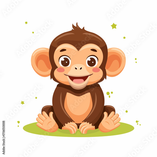 Niedlicher Chimpanse