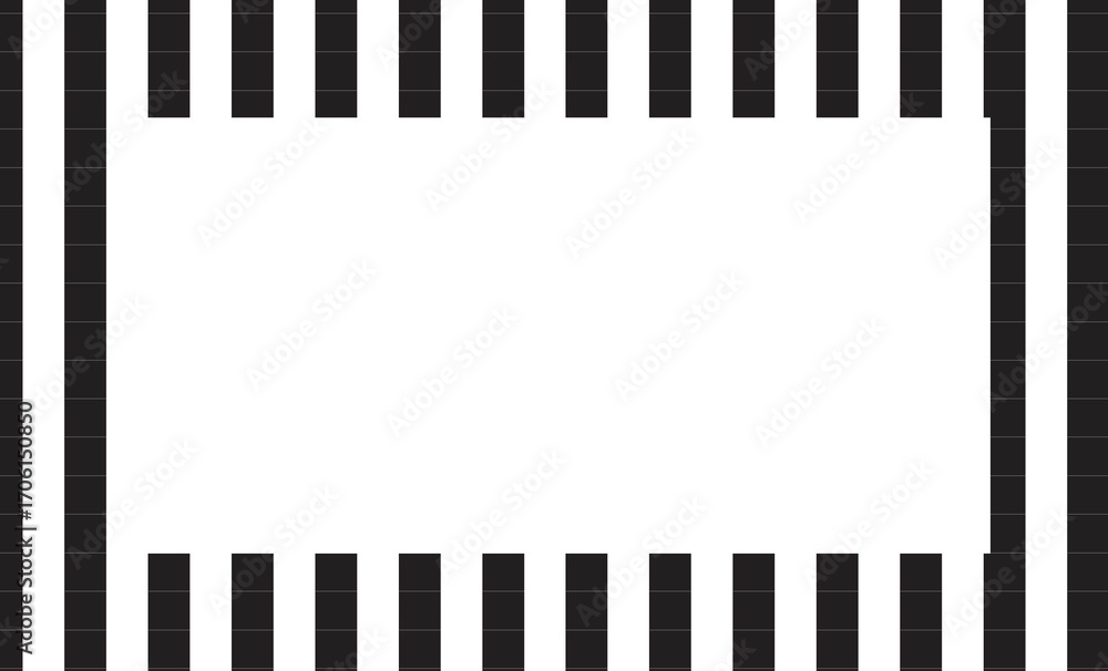Fototapeta premium black and white border