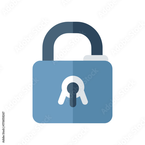 A blue padlock symbolizing security and protection against unauthorized access
