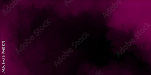 Black and pink steam on a black background. soft pink, beige lighting and gradient dark pink colors. colorful background with watercolor stains and for design and decoration, 