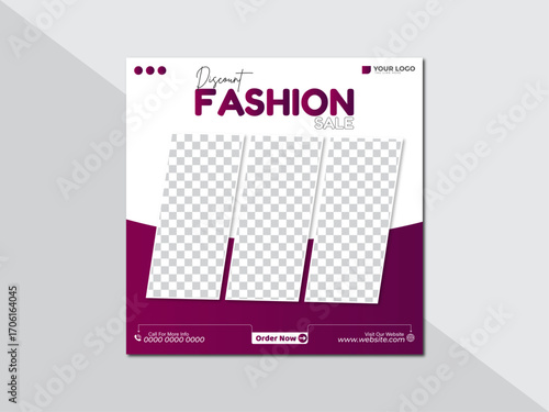 Elegant Fashion Sale Post Design for Social Media