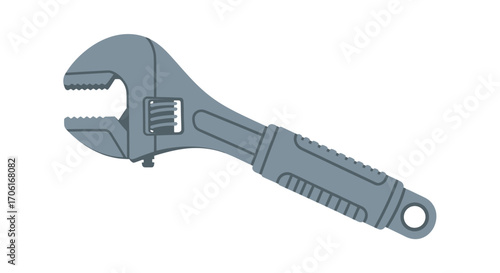 Adjustable wrench hand tool for repair and maintenance work.