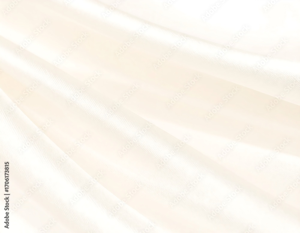 Obraz premium Smooth, flowing, light beige fabric