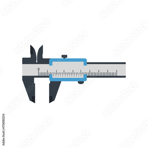 A precision caliper tool for accurate measurements on a clean white background