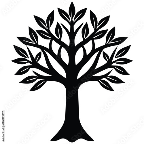 a 3d metallic tree of life sculpture isolated on white background