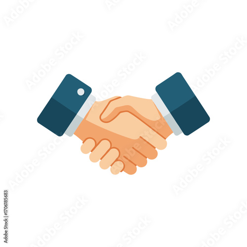 Two hands shaking in a professional setting, symbolizing partnership and collaboration