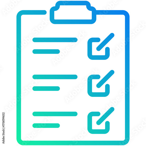 product management gradient line icon