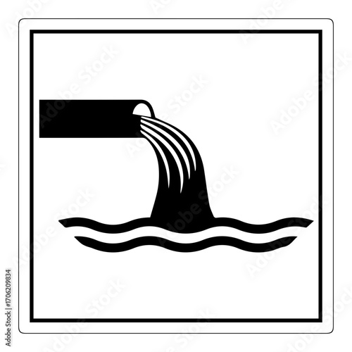 Water Discharge Sign