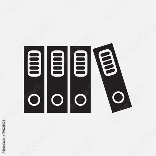 Binder icon vector