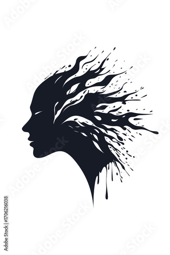 Burnout, Chaos, Subconscious, Manipulation, Mind, thoughts, head, manipulator, narcissist, psychology, success, artwork, vector