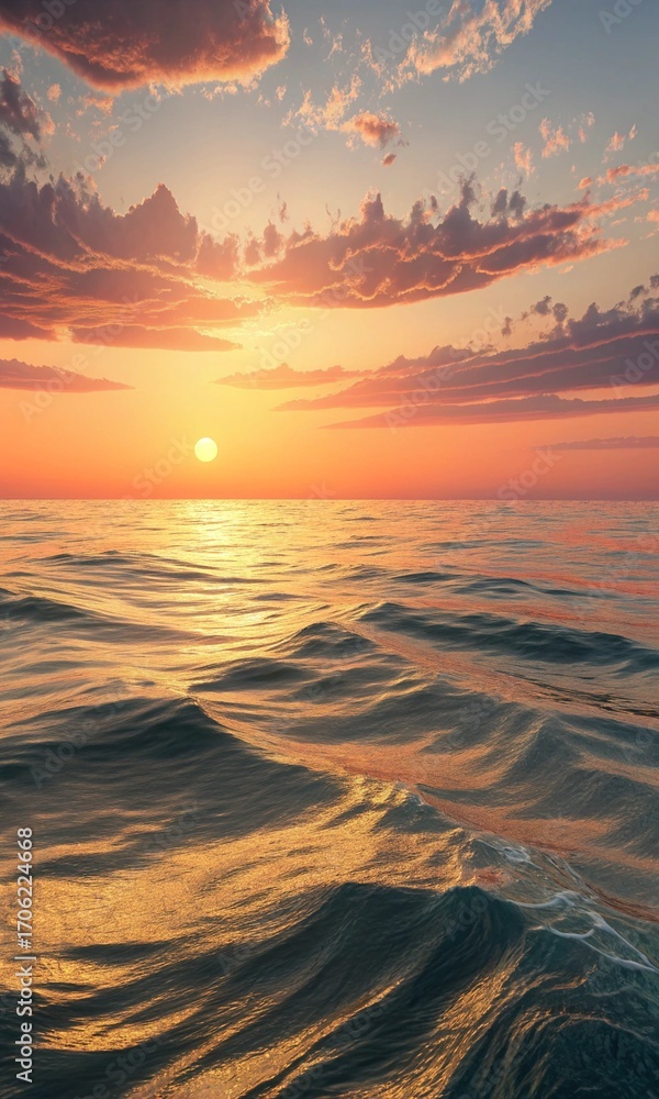 Obraz premium sunset on the sea