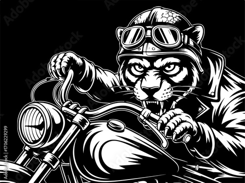 "Skulls and Fierce Animal Heads with Helmets and Cigars"
