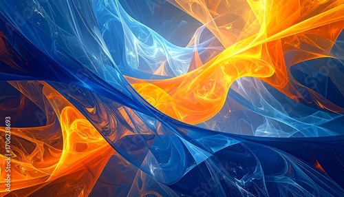 Abstract swirling fractal design (1)