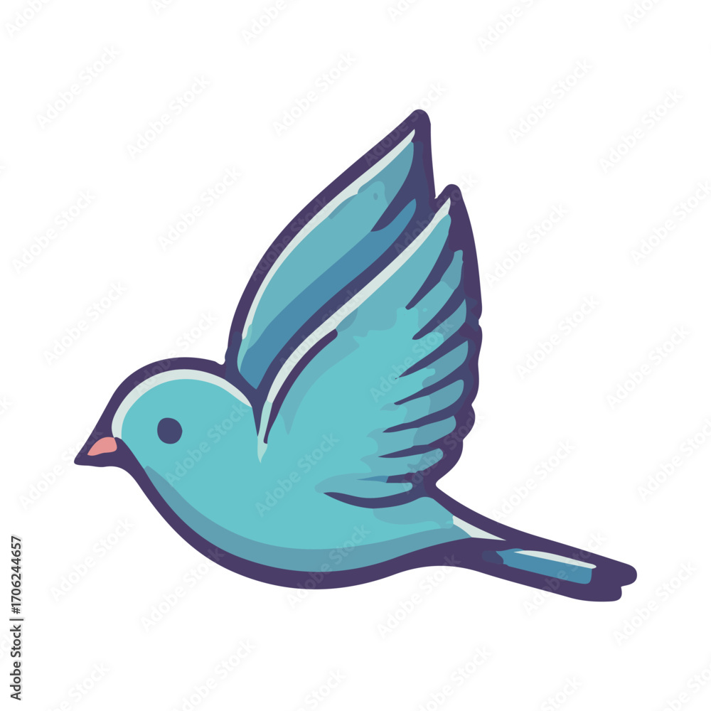 Obraz premium lovebird illustration design
