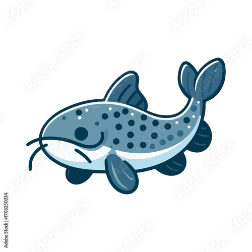
catfish illustration design