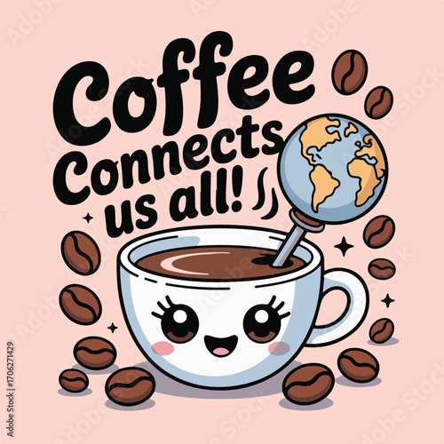 International Coffee Day 1st October banner, post design, Tshirt ,website etc