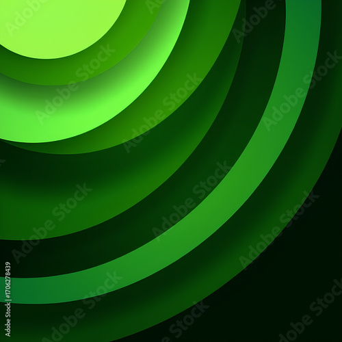 Wallpaper Mural Eco Glow Circles Organic Abstract. Torontodigital.ca