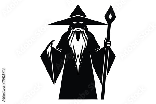 wizard vector art