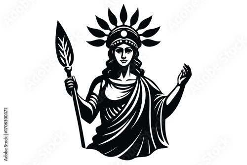 athena vector art