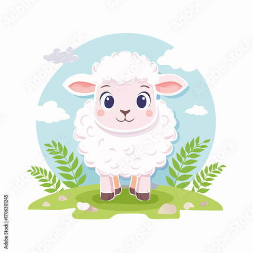 Niedliches Schaf