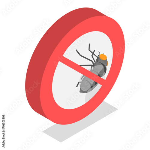 3D Isometric Flat Vector Illustration of Disinfection Service, Safe And Healthy Environment. Item 5