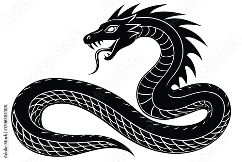 j rmungandr serpent vector art