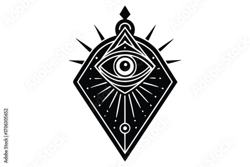 protective talisman vector art