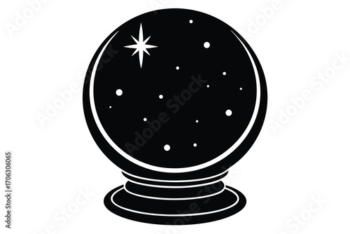 sorcerer s orb vector art