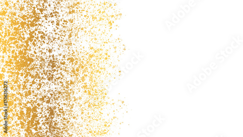 golden splatter paint stain texture for luxurous decoration