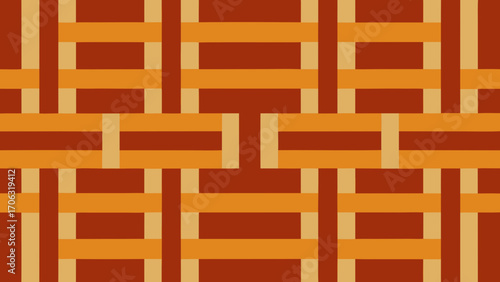 orange brick wall