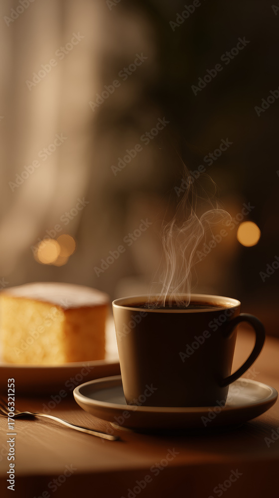 Obraz premium Cozy Coffee Moment