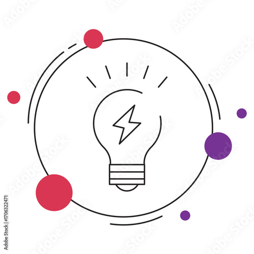 Idea Spark Icon, How to Spark New Ideas for Innovation, The Power of an Idea Spark in Creativity, Idea Spark Techniques to Boost Inspiration, Turning an Idea Spark into Reality, vector