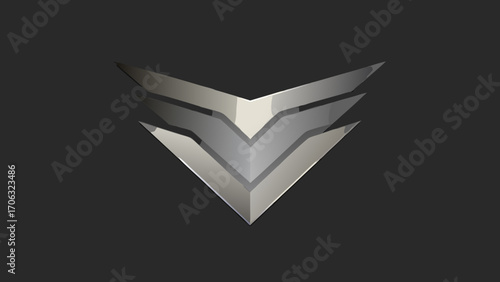 vector origami bird